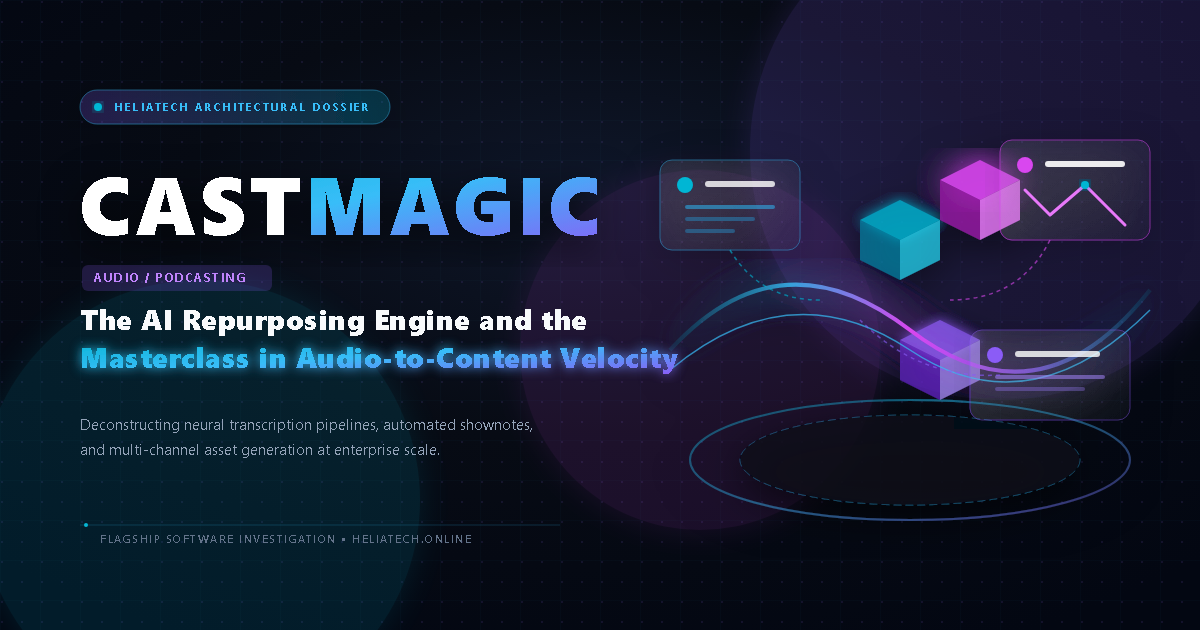 Castmagic: The AI Repurposing Engine and the Masterclass in Audio-to-Content Velocity — Flagship Architectural Artwork